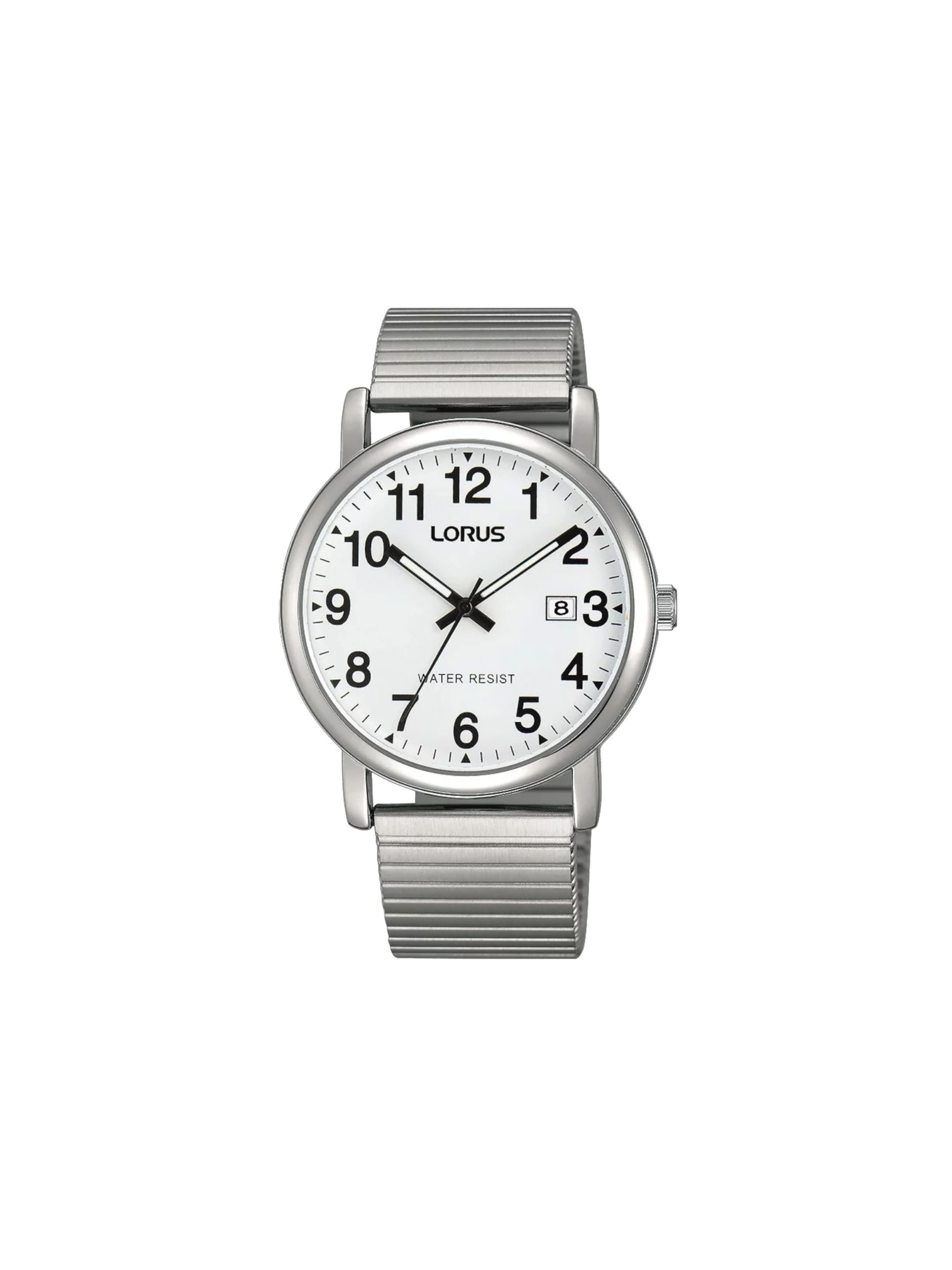 LORUS Analog Watch in Silver: front