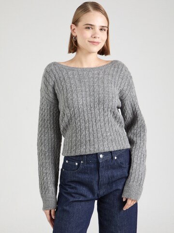 MORE & MORE Sweater in Grey: front