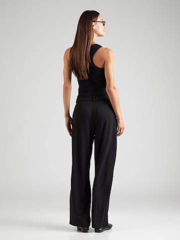 ONLY - Pierna ancha Pantalón plisado 'ONLEVI' en negro