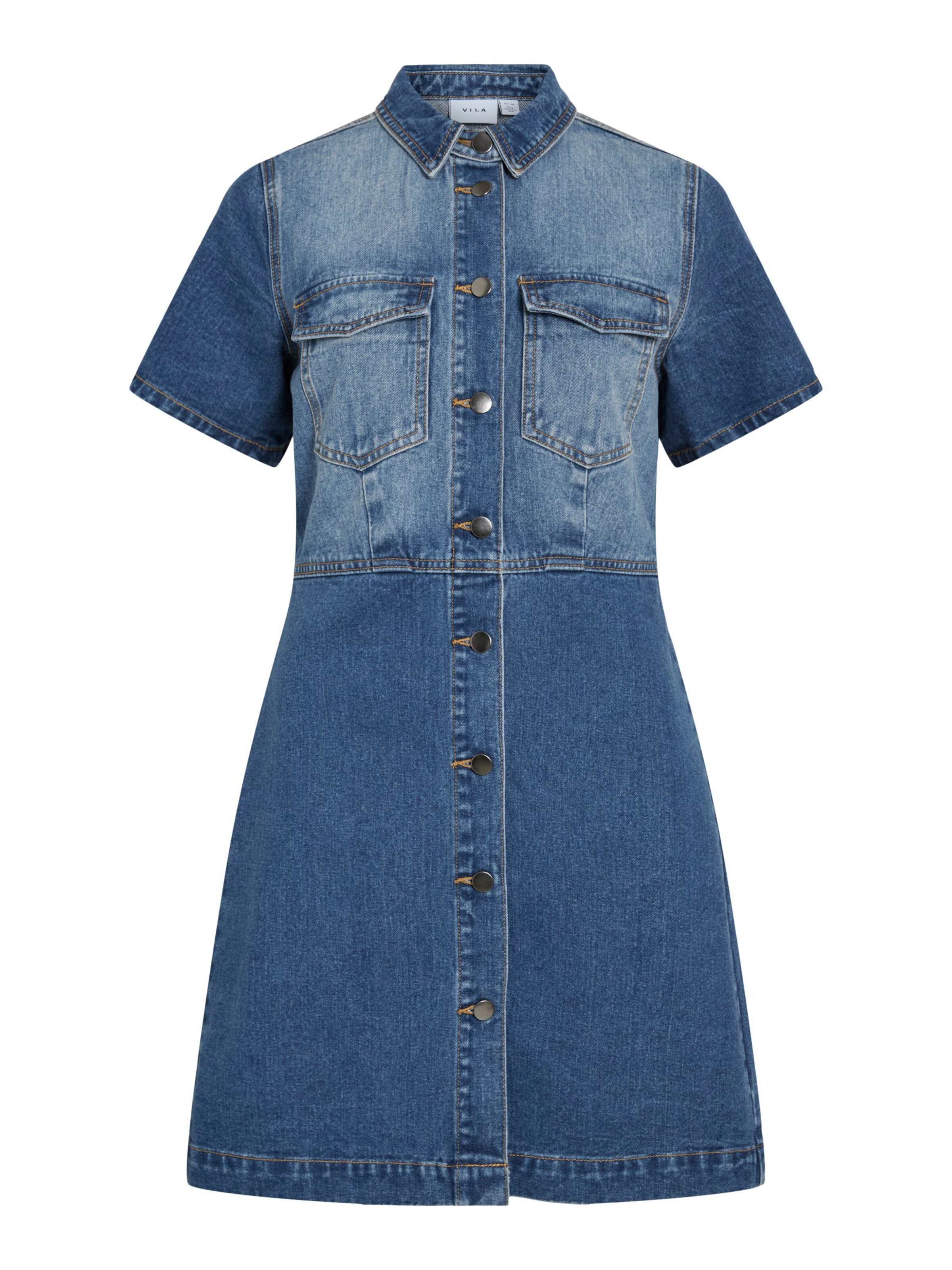 VILA Blusekjole 'VIRoma' i blå: forside