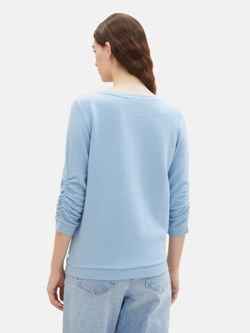 TOM TAILOR DENIM Sweatshirt in Blau