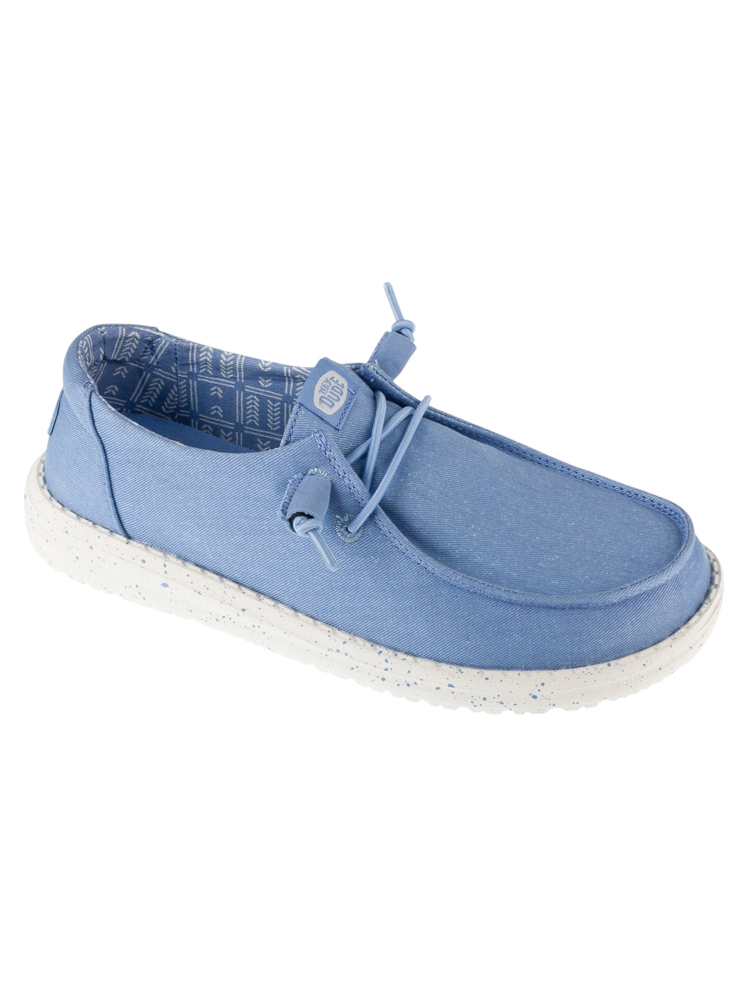 HEY DUDE Moccasins 'Hey Dude Wendy Stretch Canvas' in Blue: front