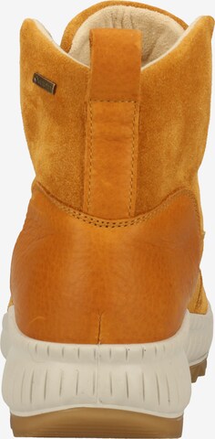 Legero Lace-Up Ankle Boots in Yellow