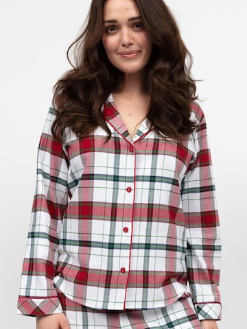 Chemise de nuit Cyberjammies en blanc : devant