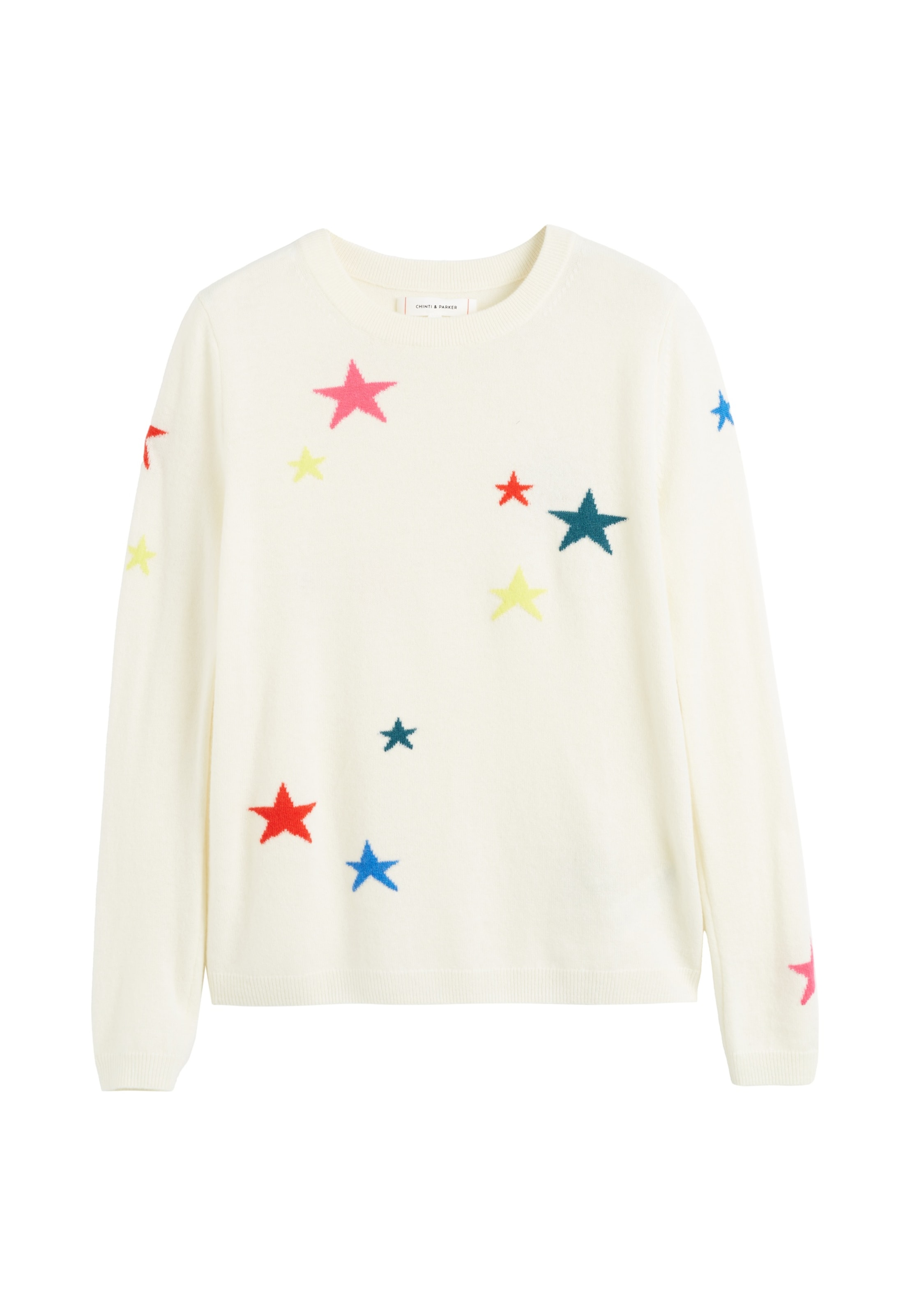 Chinti & Parker Pullover 'Star' i beige: forside