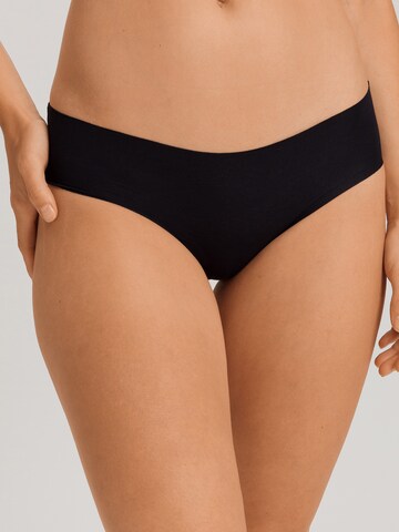 Hanro Slip ' Invisible Cotton ' in Black: front