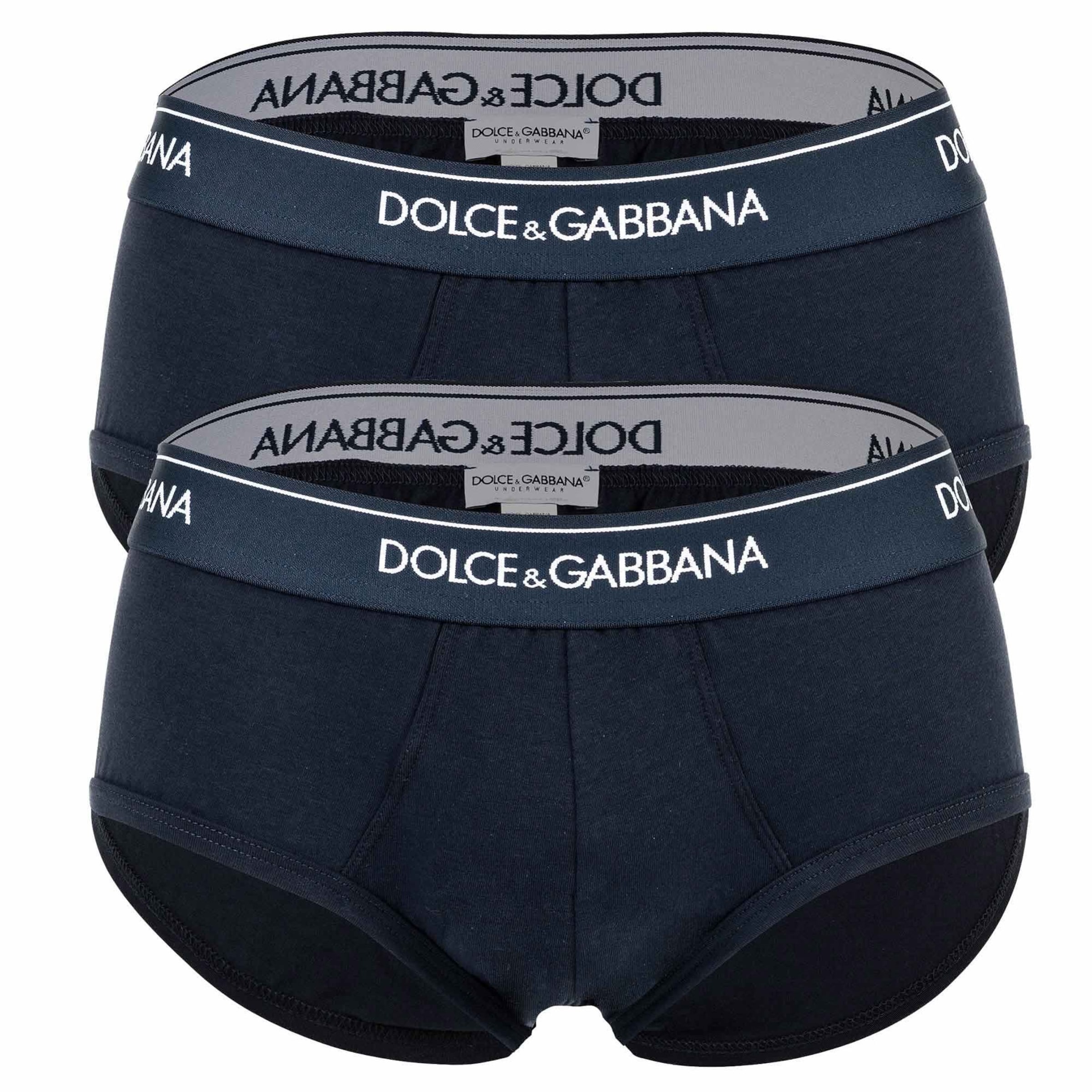 DOLCE & GABBANA Slip in Blue: front