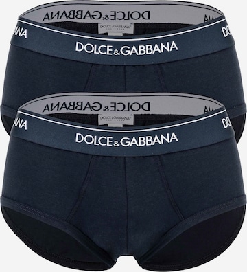 DOLCE & GABBANA Slip in Blauw: voorkant