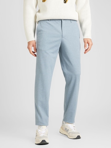 Coupe slim Pantalon à plis 'JONES' JACK & JONES en bleu : devant