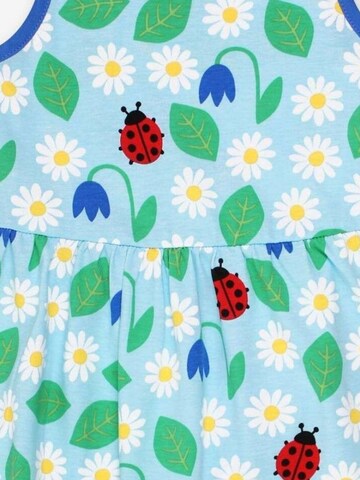 Toby Tiger Dress 'Bio-Baumwoll Kinder Sommerkleid mit Marienkäfer und Blumen-Druck' in Blue