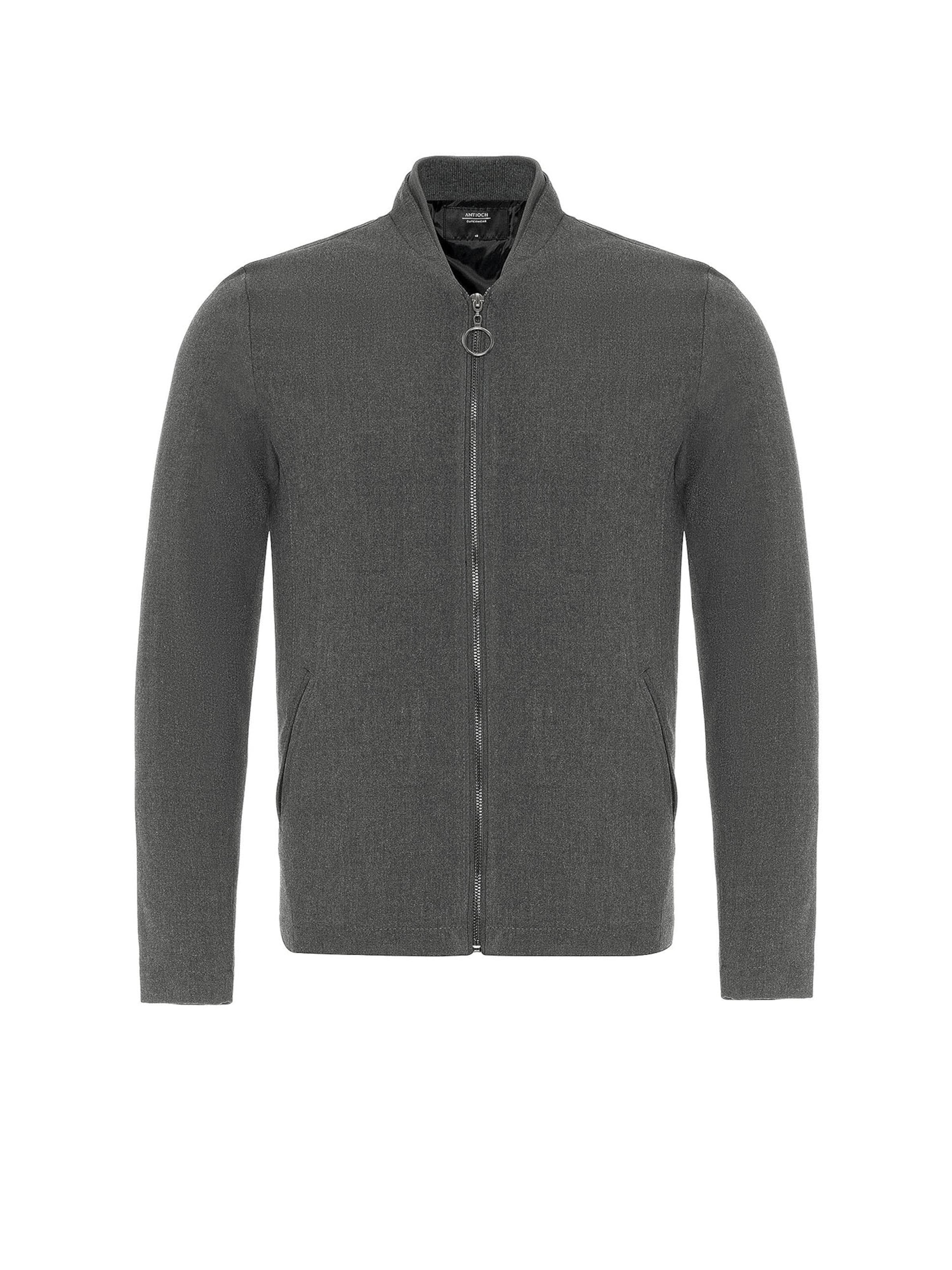 Antioch Φθινοπωρινό και ανοιξιάτικο μπουφάν σε γκρι: μπροστά