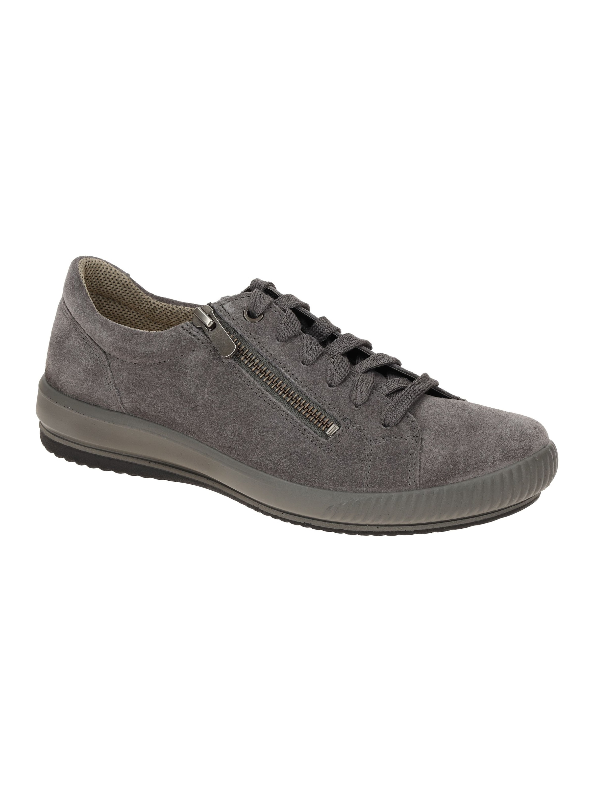 Legero Lace-Up Shoes 'Legero Tanaro Schuhe grau Velour 1162' in Grey: front