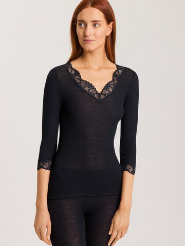 Maillot de corps Hanro en noir : devant