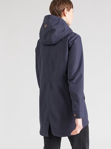 Ragwear Přechodová parka 'BEGONIA' – modrá