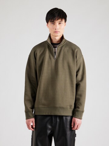 TOPMAN Sweatshirt in Grün: Vorderseite