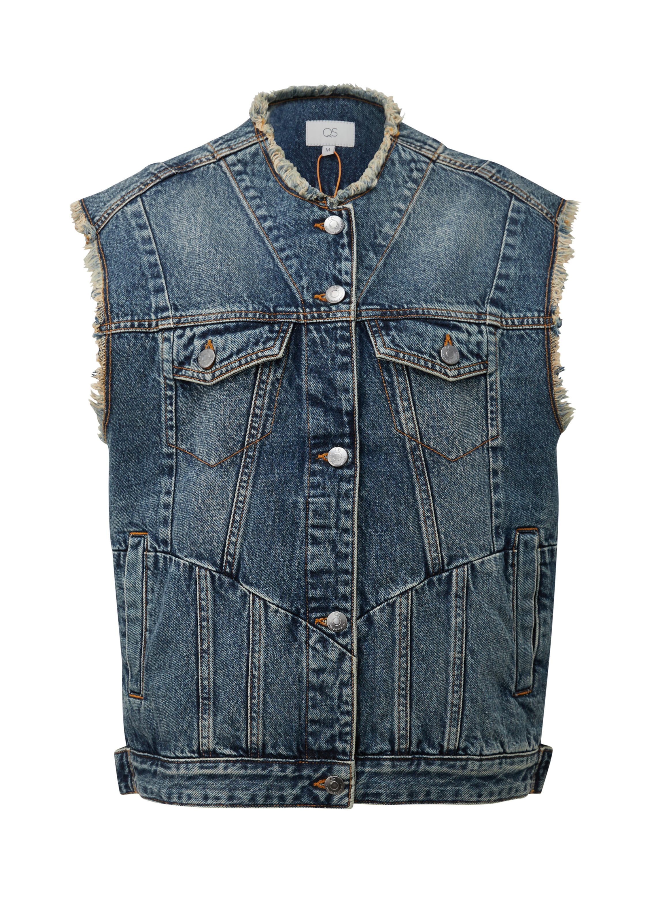 Gilet QS en bleu : devant