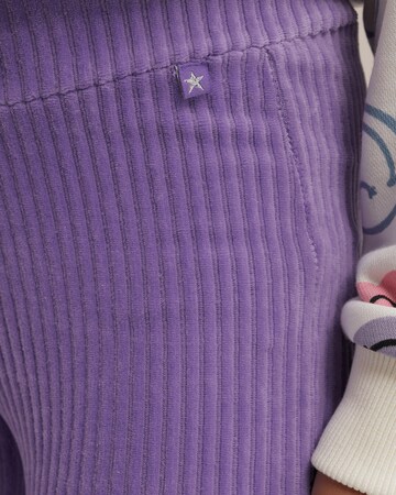 WE Fashion Flared Leggings in Purple
