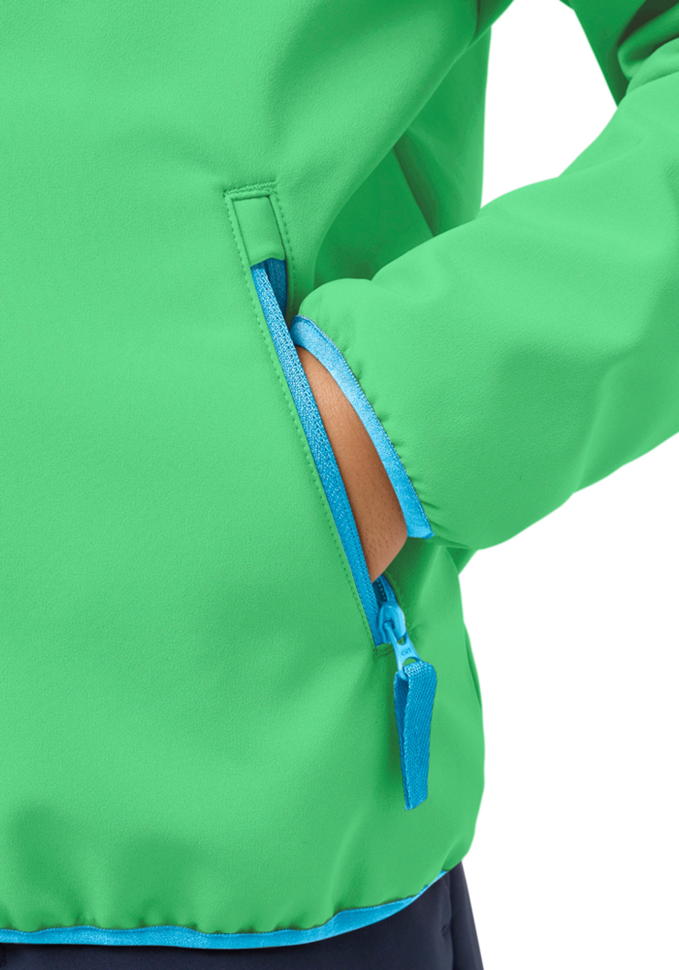 JACK WOLFSKIN Outdoorjacke 'Fourwinds' in Grün