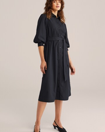 Robe-chemise WE Fashion en noir : devant