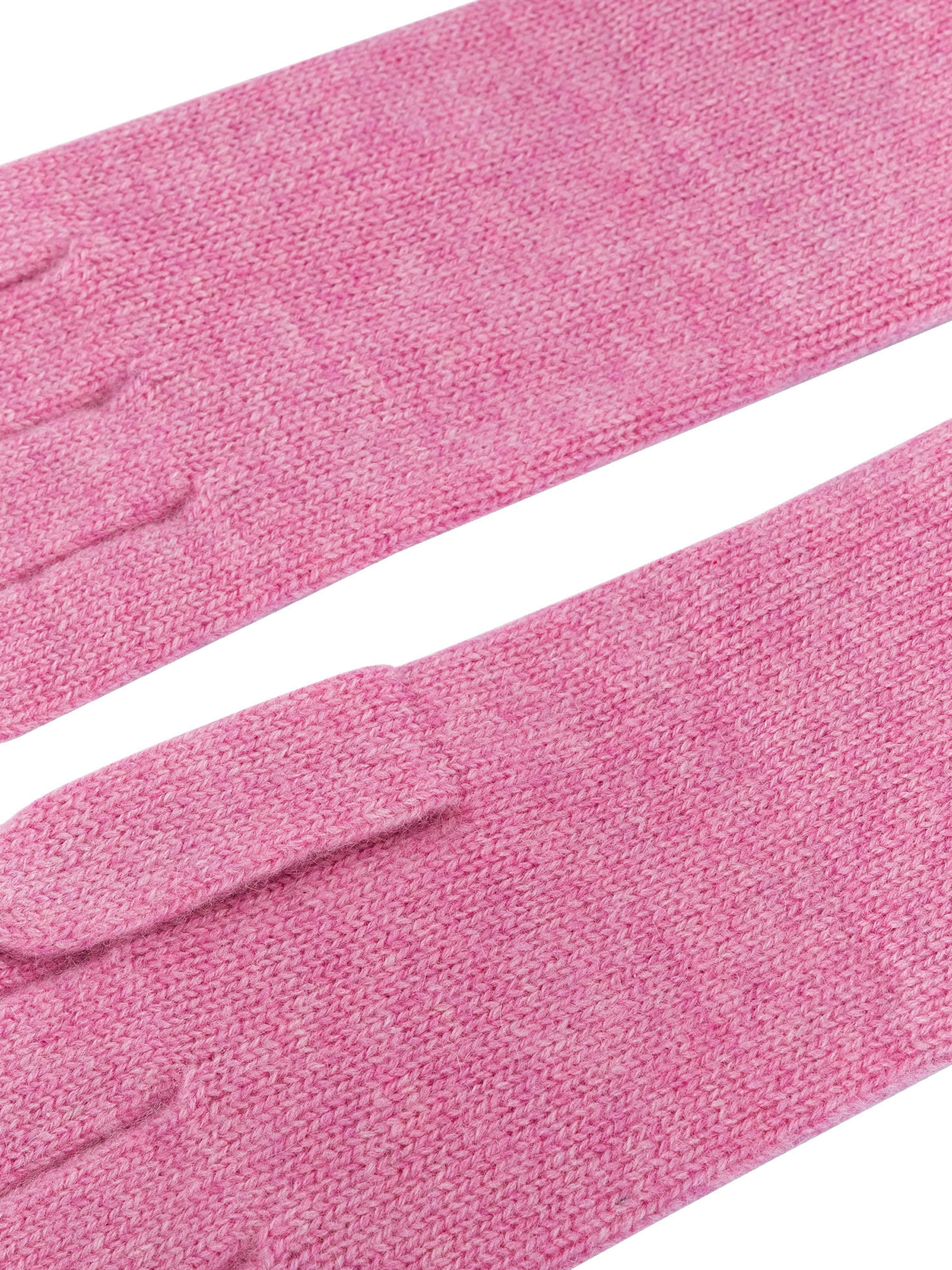 Roeckl Vingerhandschoenen 'PURE CASHMERE' in Roze