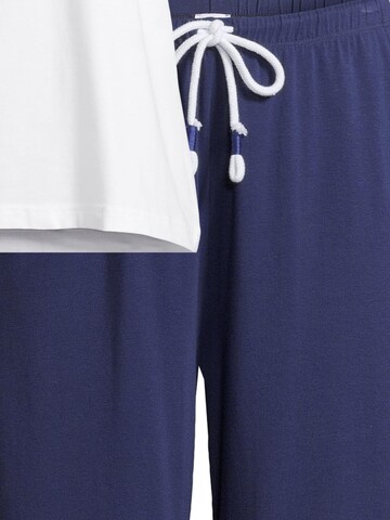 Mey Pyjama 'Solid Love'‌‌‌‌ in Blau