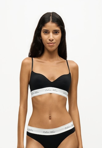 melns Calvin Klein Underwear Bezvīļu Krūšturis: no priekšpuses