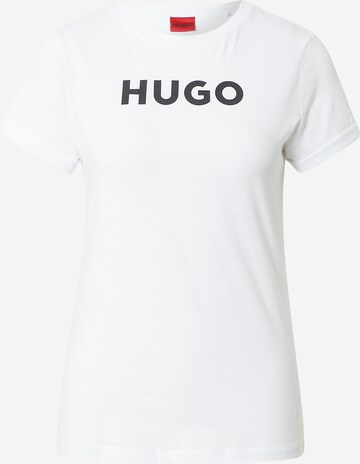 Maglietta di HUGO in bianco: frontale