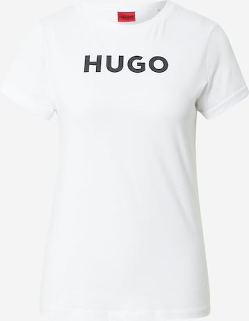 HUGO Red T-Shirt in Weiß: predná strana