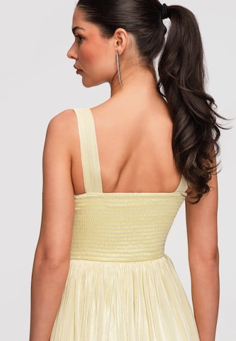 Ombre Abendkleid in Gelb