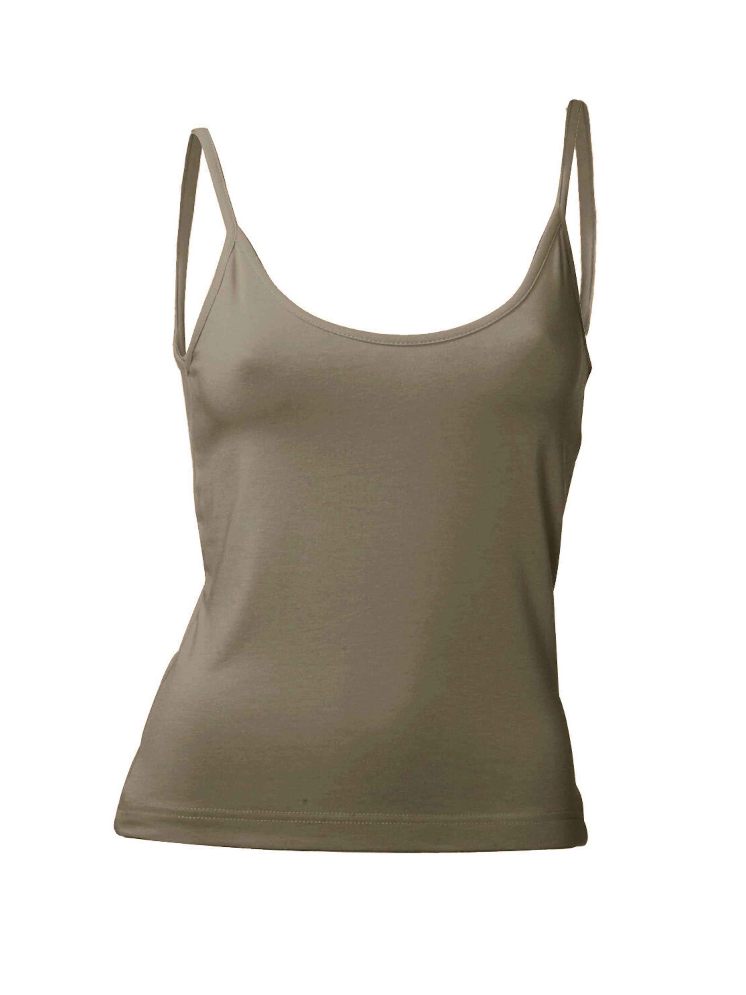 heine Top in Green: front