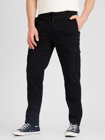 Only & Sons - regular Pantalón cargo 'LUC' en negro: frente