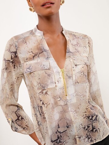 Lipsy Bluse in Beige