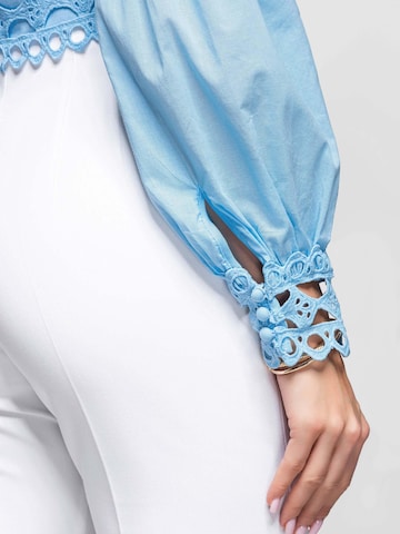 Camicia da donna di Ombre in blu