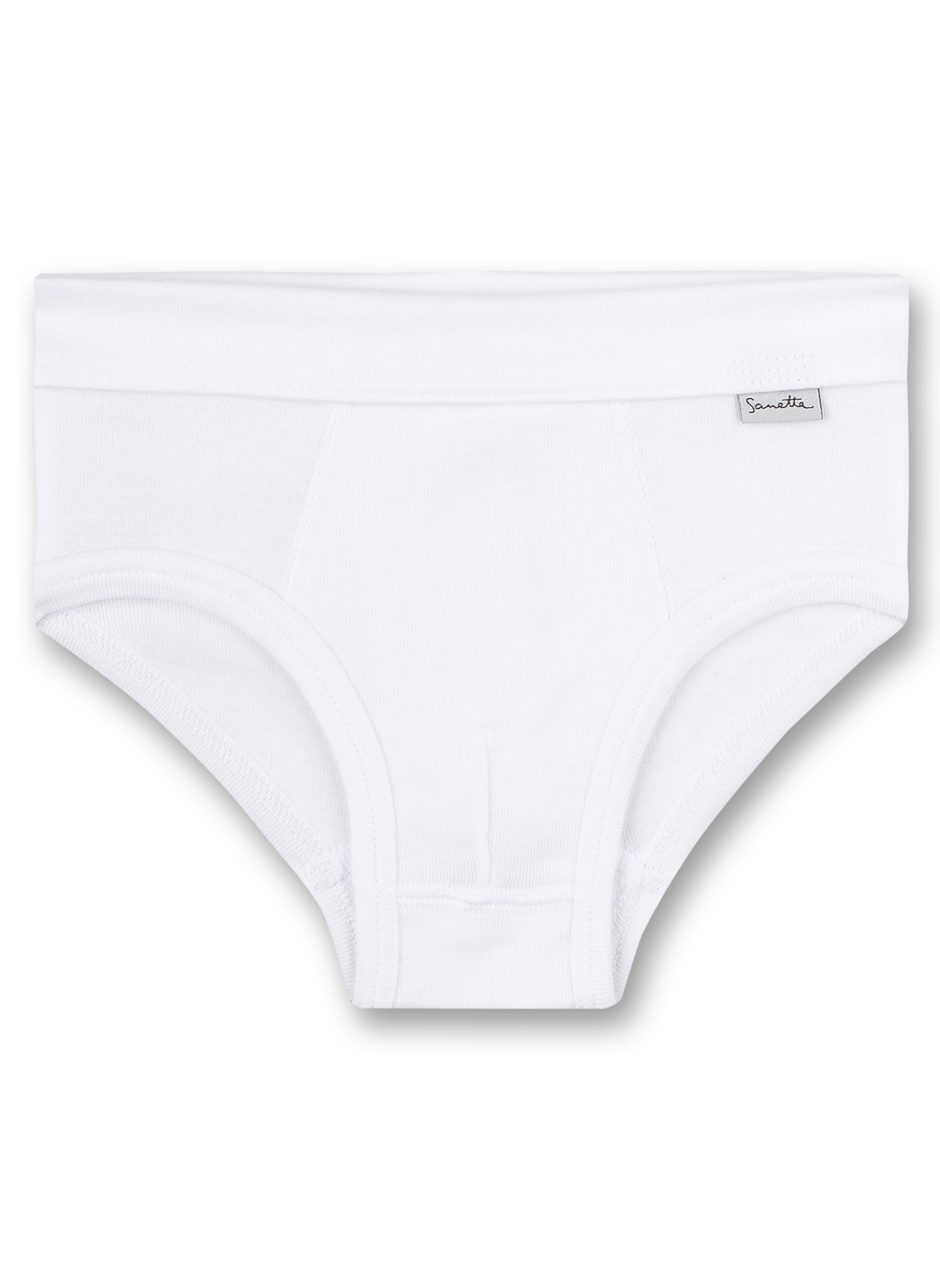 Pantaloncini intimi di Sanetta in bianco: frontale