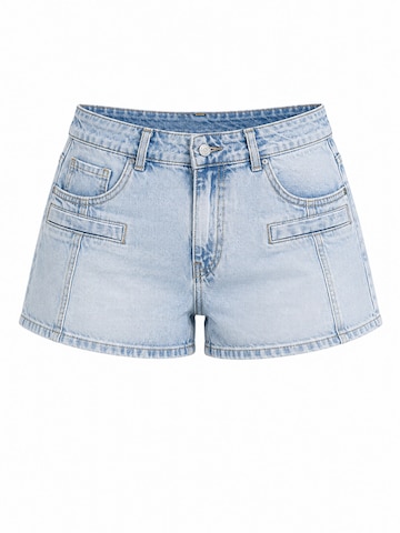 IT'S BASIC Regular Jeans 'MINI DENIM SHORT' in Blue: front