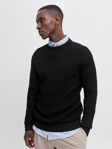 JACK & JONES Pullover '12283381'‌‌‌‌‌ in Schwarz