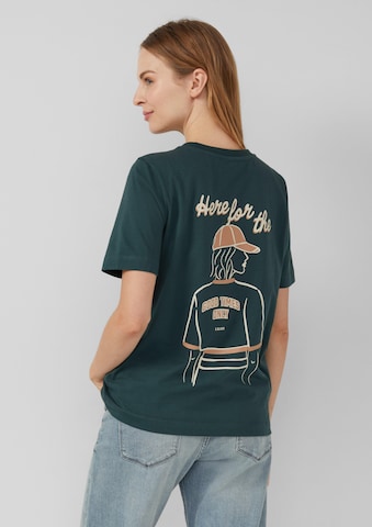 T-shirt s.Oliver en vert : devant