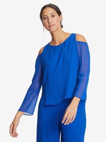 Camicia da donna di Vera Mont in blu: frontale