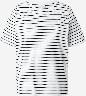 ONLY Carmakoma Футболка 'CARBLOOM' в Белый: спереди