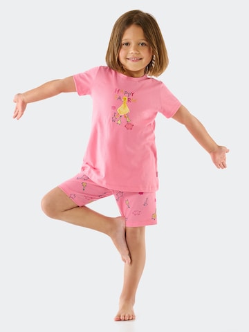 SCHIESSER Pajamas 'Girls World' in Pink