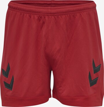 Hummel Regular Sportbroek in Rood: voorkant