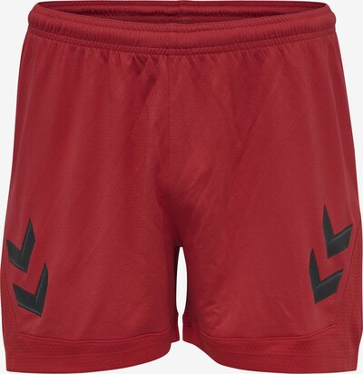Hummel Pantalon de sport en rouge sang / noir, Vue avec produit