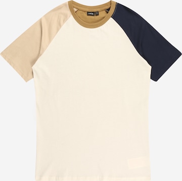 T-Shirt 'NICOVEL' LMTD en beige : devant