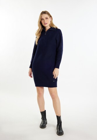 DreiMaster Vintage Knit dress in Blue