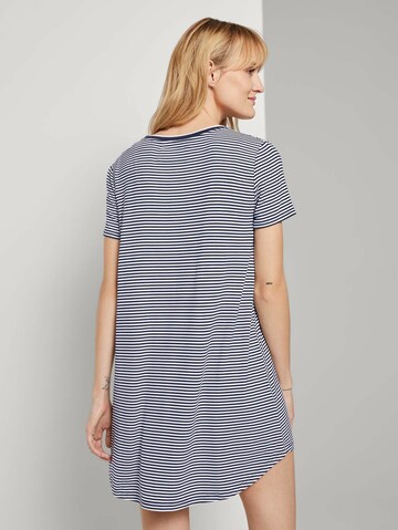 TOM TAILOR Nightgown in Blue