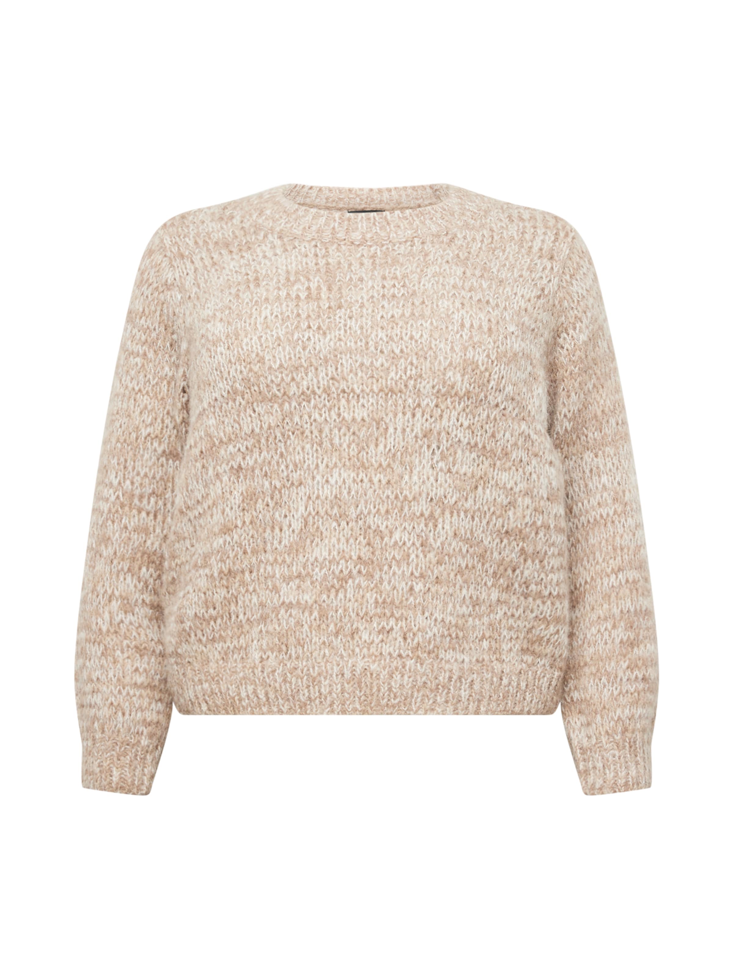 PIECES Curve Sweater &#x27;NOMANA&#x27; in Brown: front