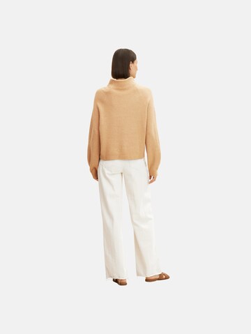 TOM TAILOR Pullover in Beige