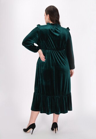 faina Jurk in Groen