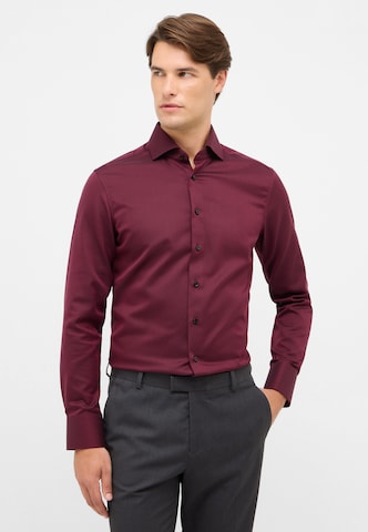 ETERNA Slim fit Zakelijk overhemd in Rood: voorkant
