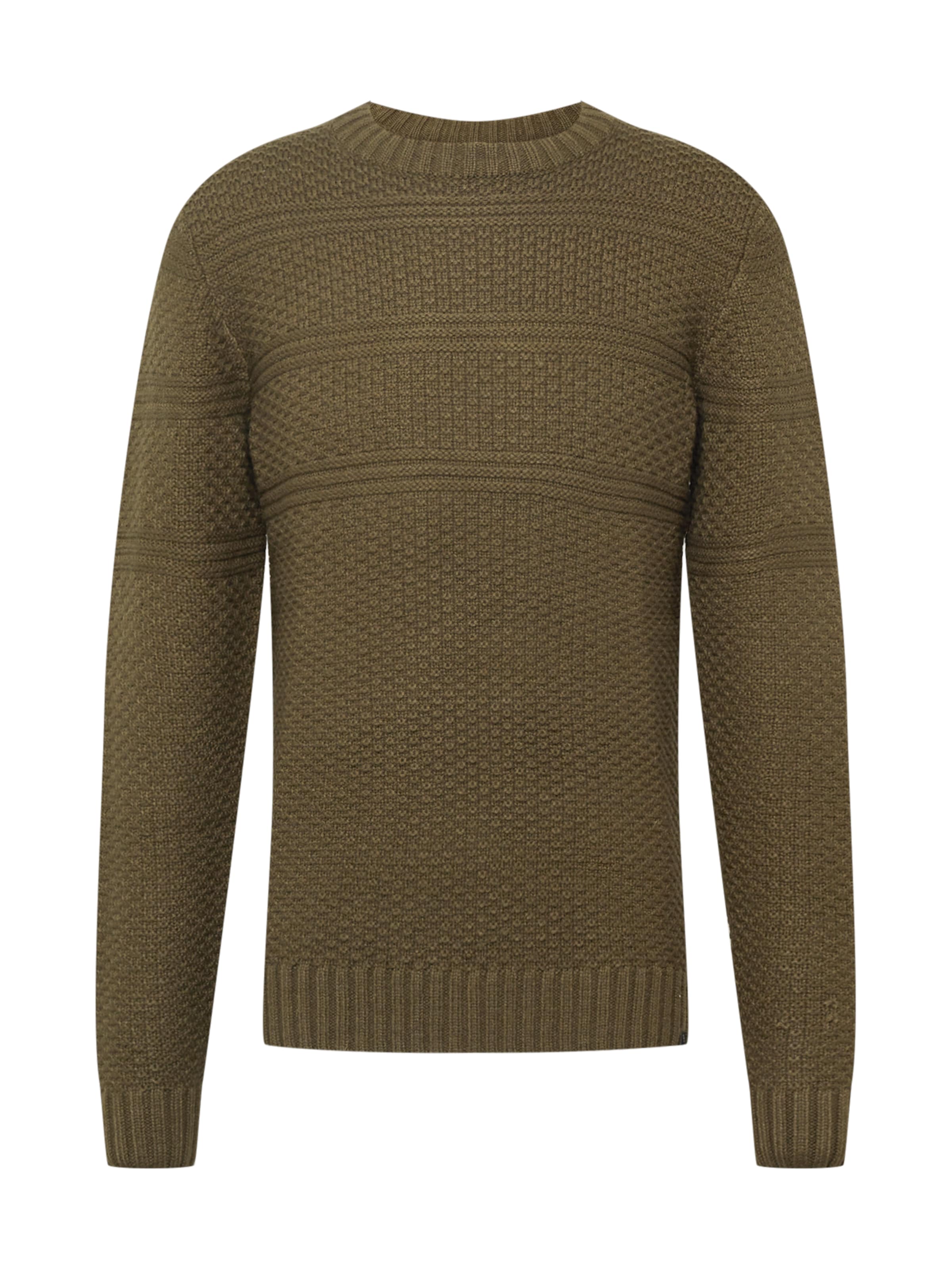 INDICODE JEANS Sweater 'Shores' in Green: front
